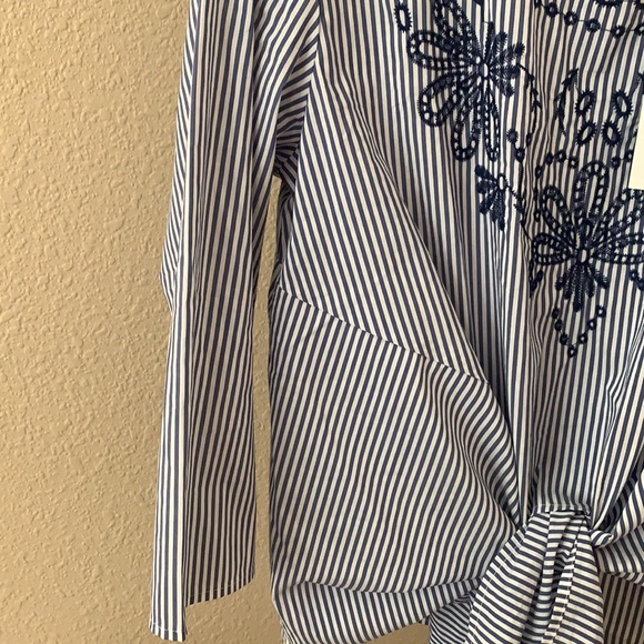 Grand and Greene Front Tie Top - Picture 6 of 8